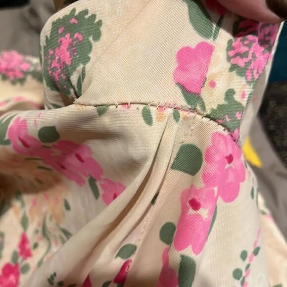 Vintage Union made floral maxi dress, size S! - Picture 15 of 16